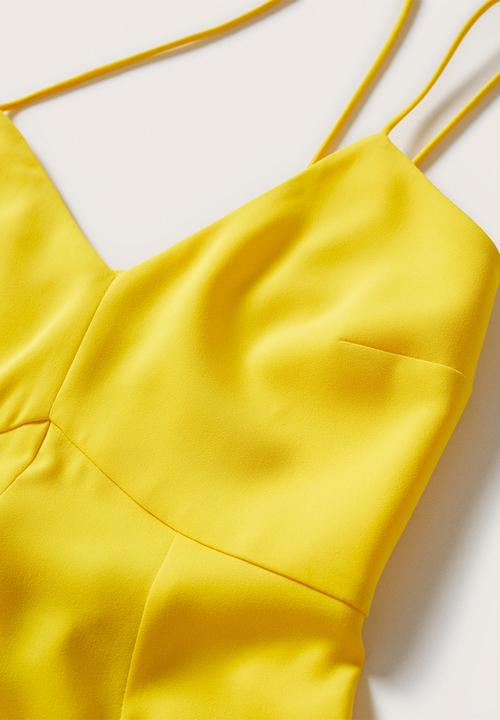MANGO - One-piece suit jess - yellow