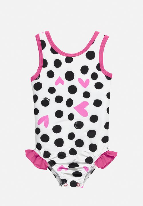 UP Baby - Upf 50+ protection swimsuit - white