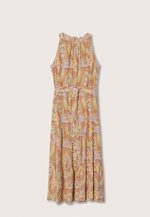 MANGO - Dress nora - light beige