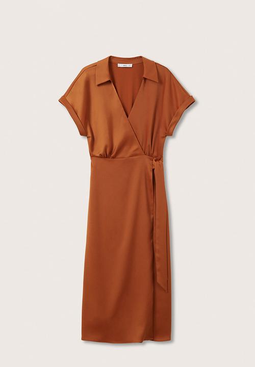 MANGO - Dress miami - brown