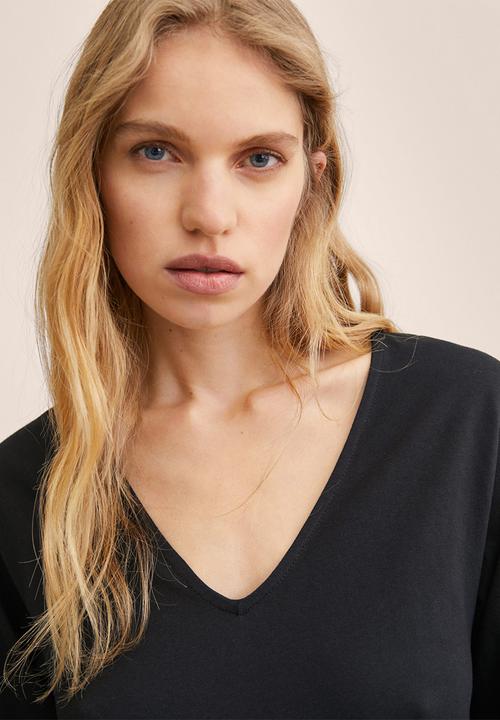 MANGO - Dress serenade - black