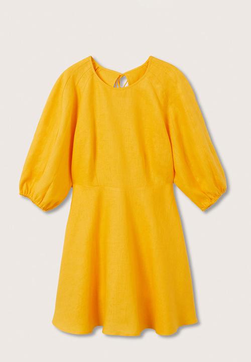 MANGO - Dress filipa - yellow