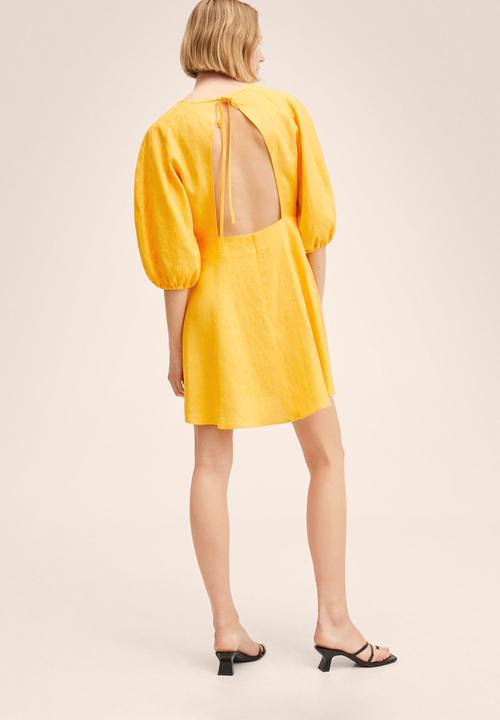 MANGO - Dress filipa - yellow