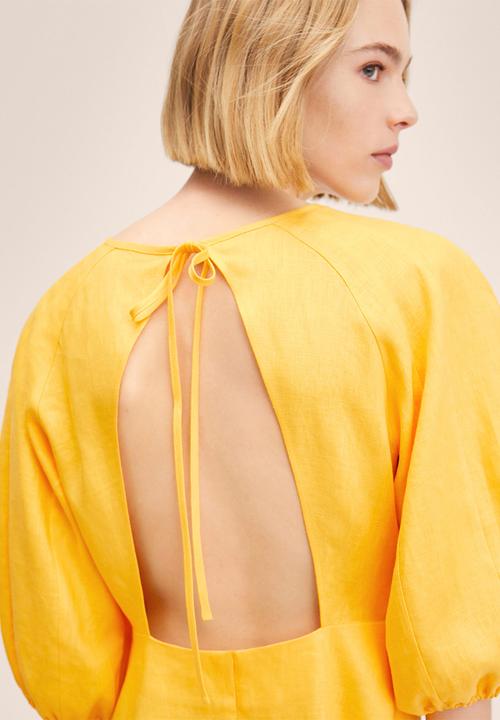 MANGO - Dress filipa - yellow