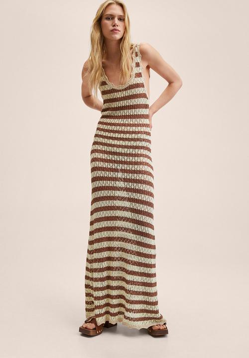 MANGO - Dress mirina - copper