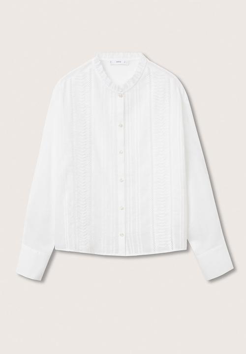 MANGO - Blouse vintage - white