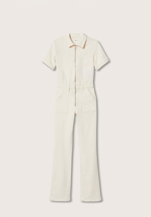 MANGO - One-piece suit iggy - ecru 