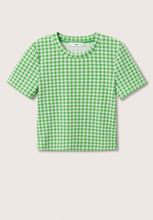 MANGO - T-shirt saloni - green