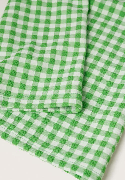 MANGO - T-shirt saloni - green