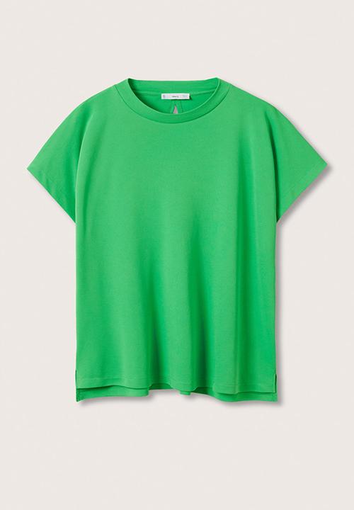 MANGO - T-shirt nica2 - green