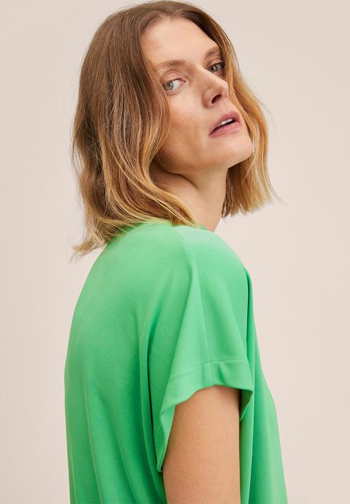 MANGO - T-shirt nica2 - green