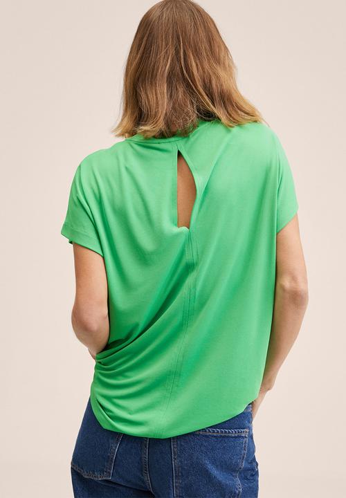 MANGO - T-shirt nica2 - green