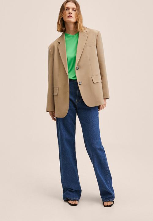 MANGO - T-shirt nica2 - green