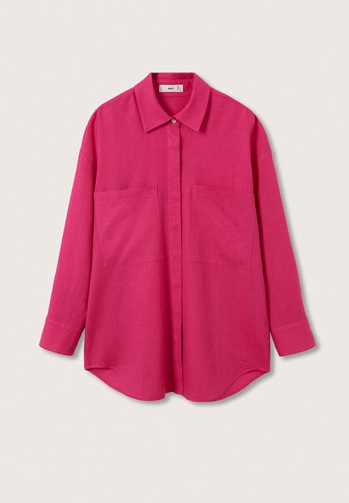MANGO - Shirt work - pink