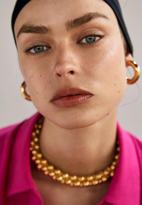 MANGO - Shirt work - pink