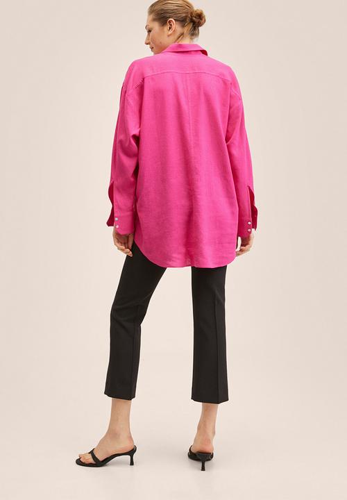 MANGO - Shirt work - pink