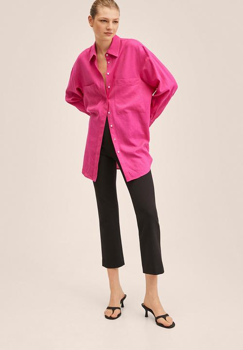 MANGO - Shirt work - pink