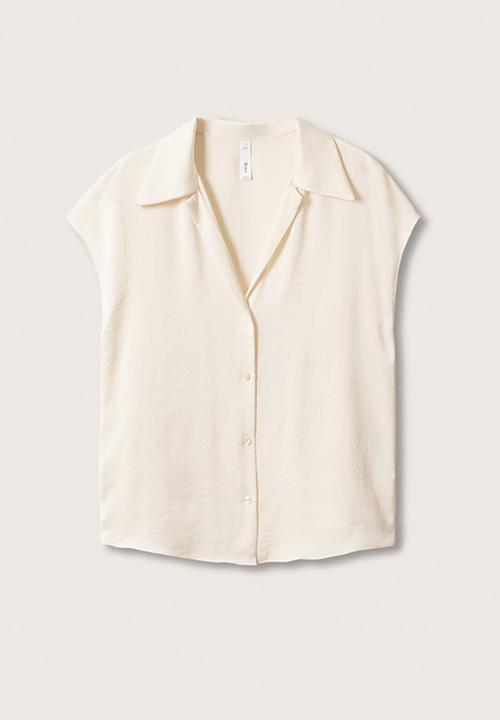 MANGO - Shirt sassa - off white 