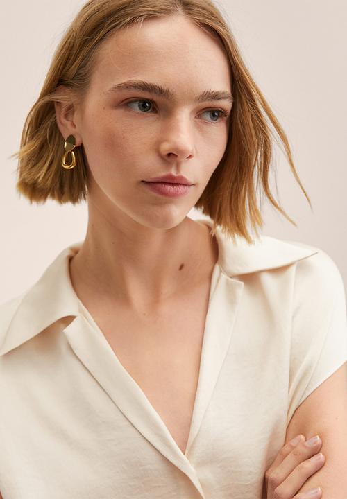 MANGO - Shirt sassa - off white 