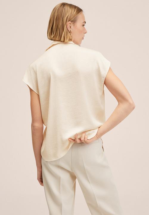 MANGO - Shirt sassa - off white 