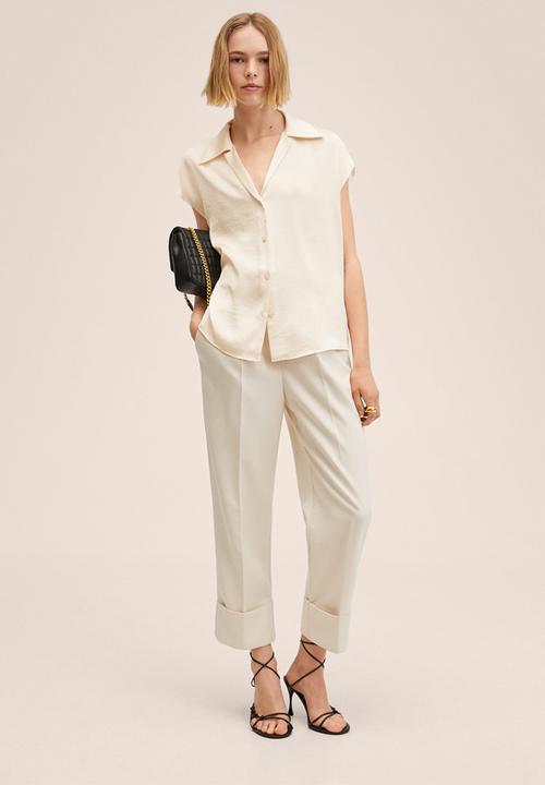 MANGO - Shirt sassa - off white 