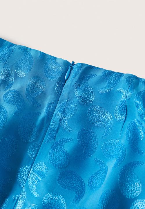MANGO - Skirt jacki - medium blue
