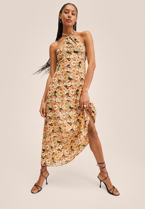 MANGO - Dress palace - orange