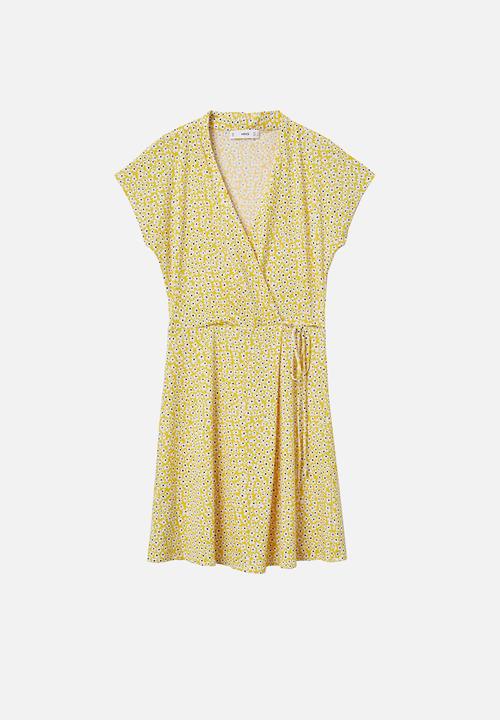 MANGO - Dress gali - yellow