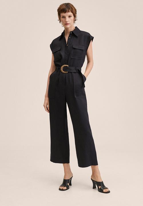 MANGO - One-piece suit conga - black
