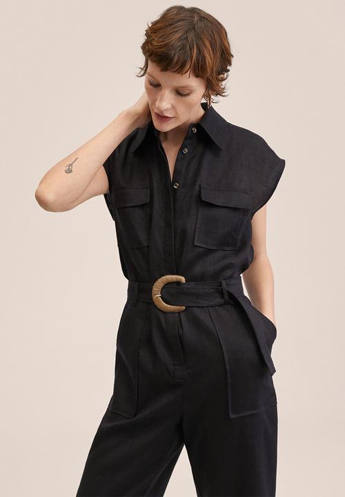 MANGO - One-piece suit conga - black