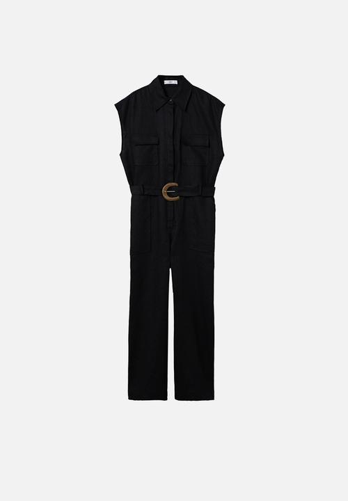 MANGO - One-piece suit conga - black