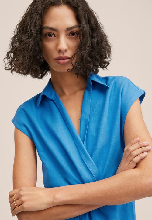 MANGO - Dress jero - medium blue
