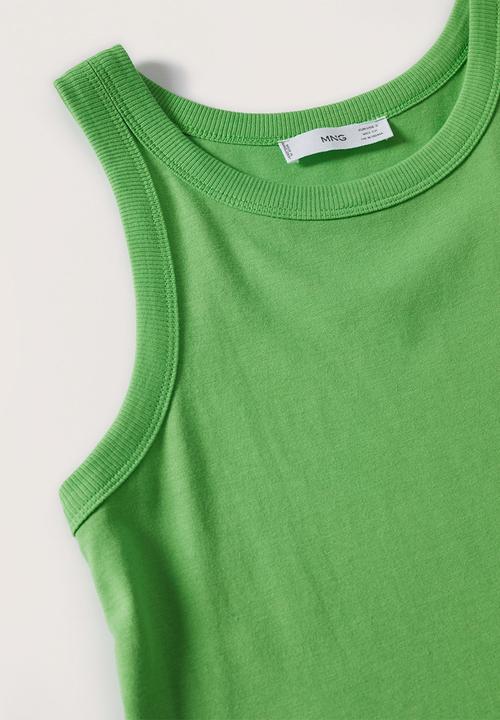 MANGO - Dress sando - green