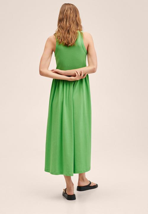 MANGO - Dress sando - green