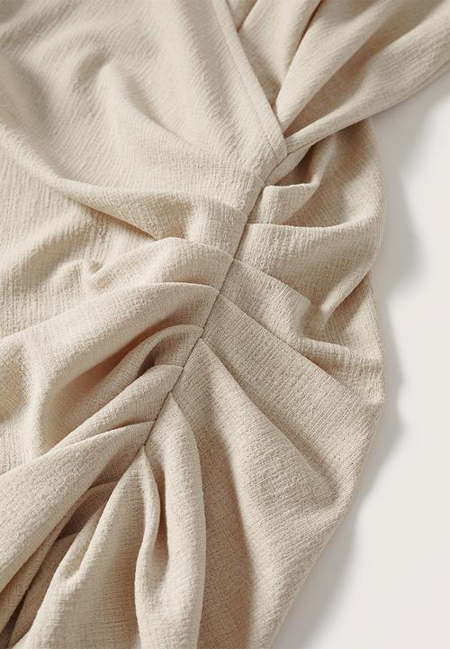MANGO - Dress mara - light pastel brown