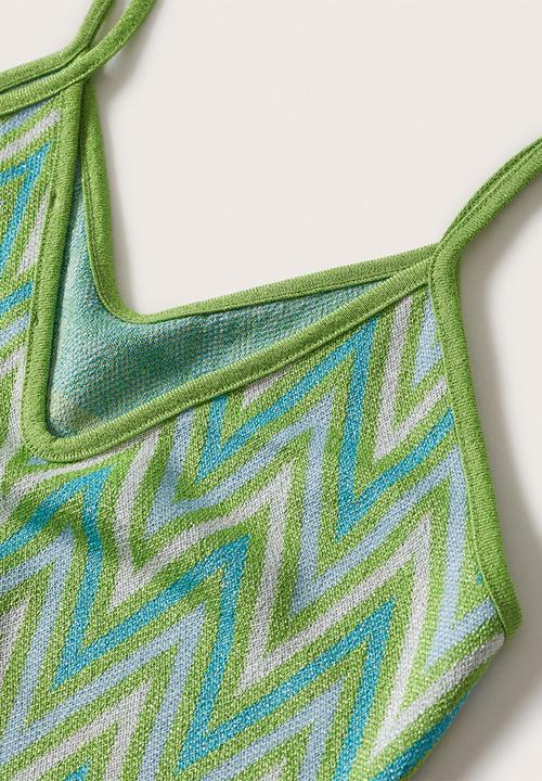 MANGO - Dress massiel - green