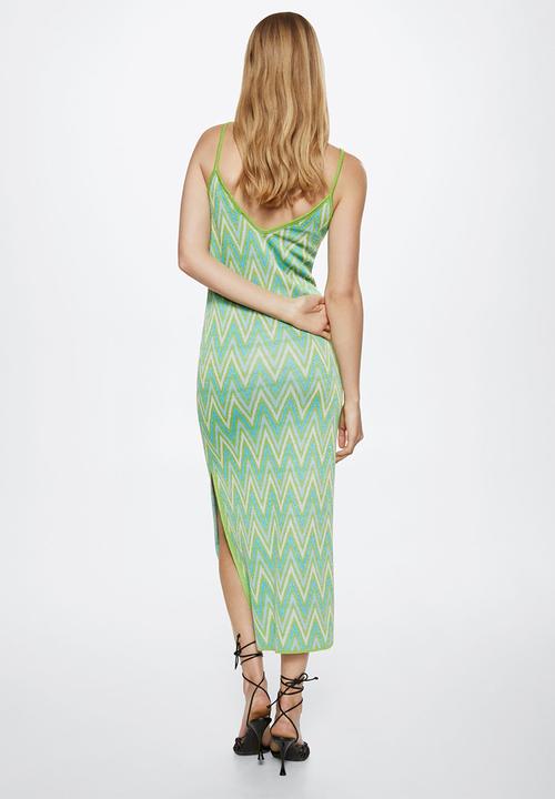 MANGO - Dress massiel - green