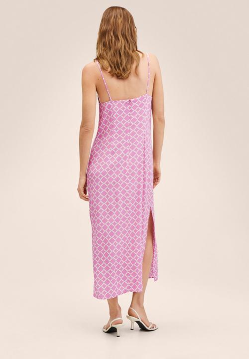 MANGO - Dress beady - pink