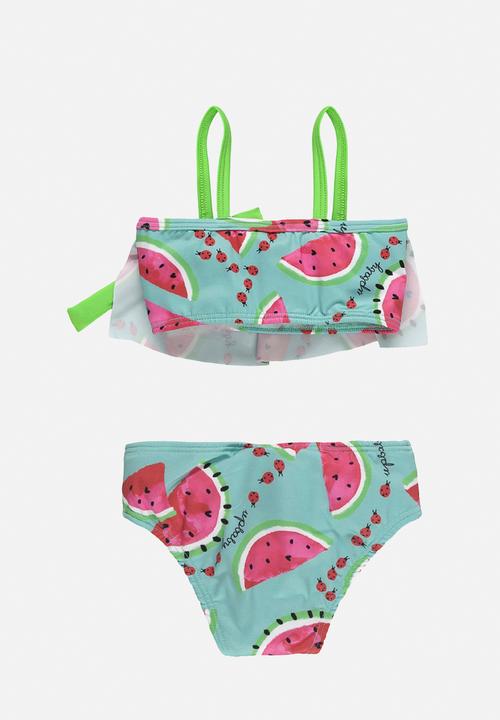UP Baby - Upf 50+ protection swimming bikini - green