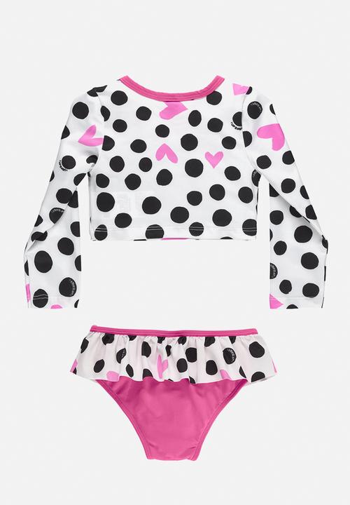 UP Baby - Upf 50+ sun protection bikini - white