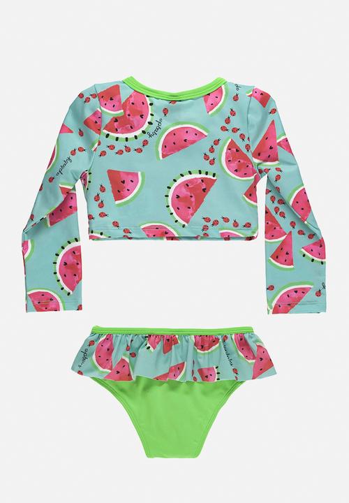 UP Baby - Upf 50+ protection bikini - green