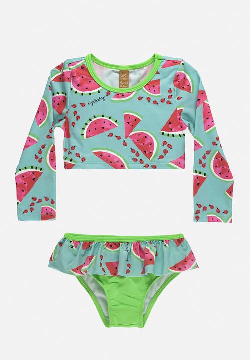 UP Baby - Upf 50+ protection bikini - green