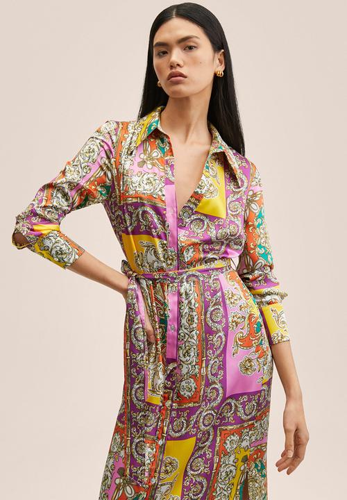 MANGO - Dress travolta - medium purple