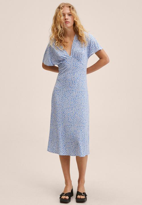 MANGO - Dress manzano - medium blue
