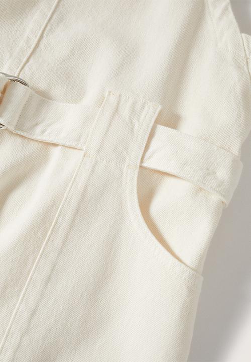 MANGO - Dungarees emily - light beige