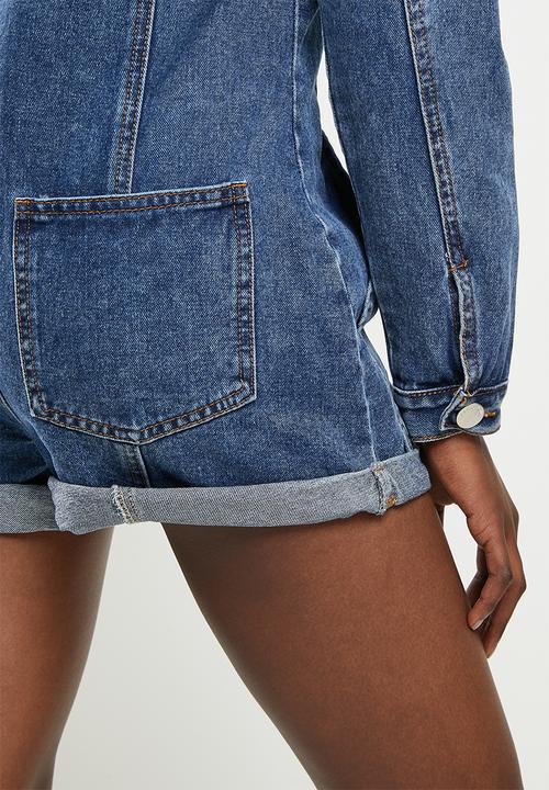 Glamorous - Ladies playsuit - blue