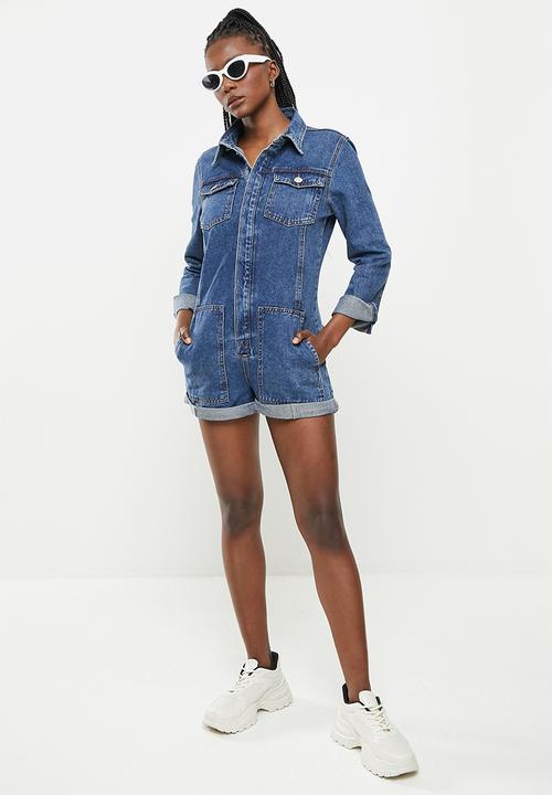 Glamorous - Ladies playsuit - blue