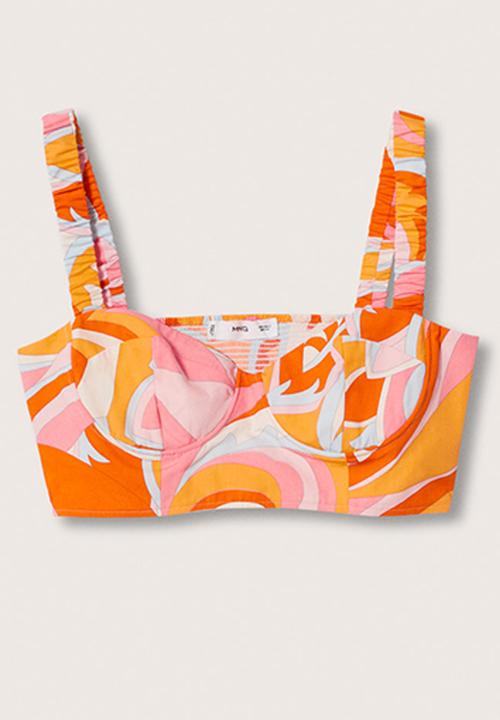 MANGO - Top puc - orange