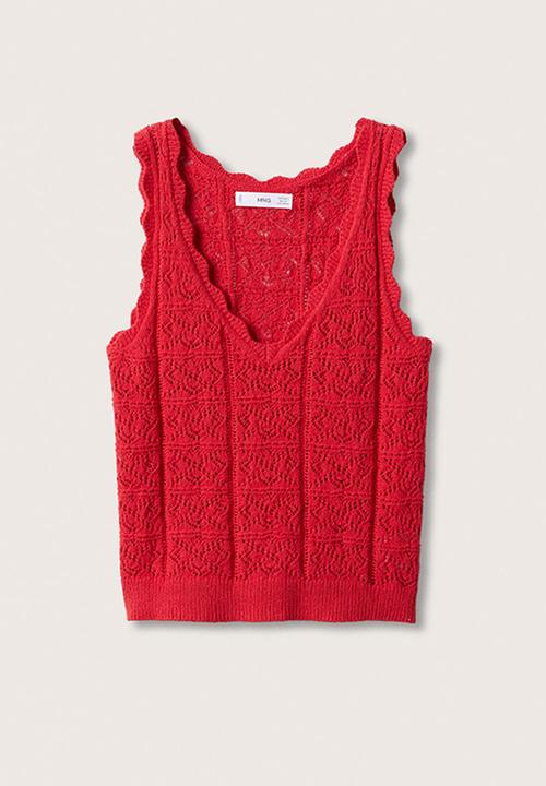 MANGO - Top sito - dark red