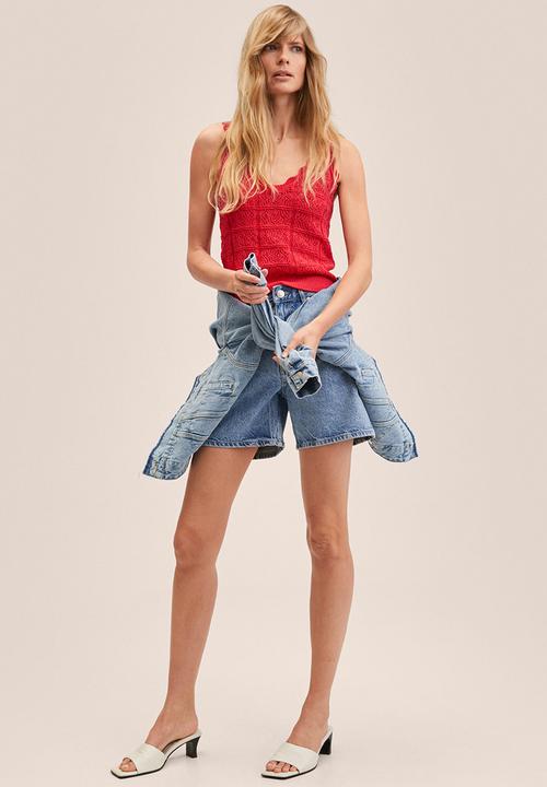 MANGO - Top sito - dark red